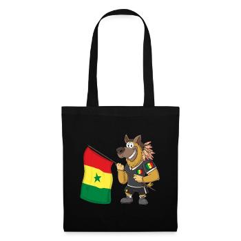 Senegal Rasta Dog - Tote Bag - black - Front
