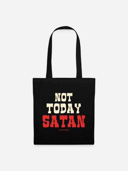 Nicht heute, Satan - Stoffbeutel - Schwarz