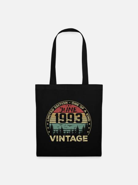 Gift June 1993 Birthday June 1993 June 1993 - Tote Bag - black