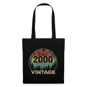 July 2000 Birthday Gift Vintage 2000 - Tote Bag - black - Front