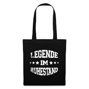 LEGENDE IM RUHESTAND - Stoffbeutel - Schwarz - Vorne