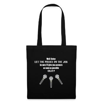 let the police do the job city of fear english - Tote Bag - black - Front