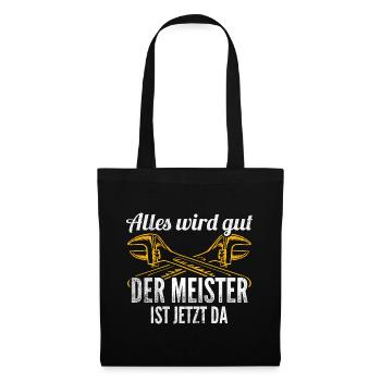 Anlagenmechaniker Geschenkidee - Stoffbeutel - Schwarz - Vorne