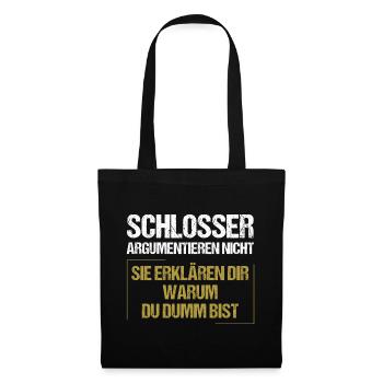 Les serruriers ne se disputent pas - Sac en tissu - noir - Devant