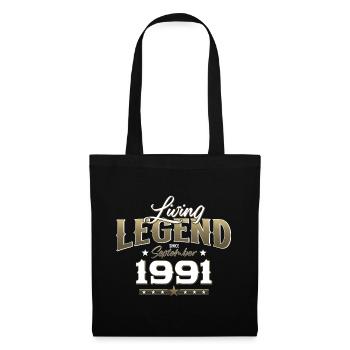 33rd Birthday Legend September 1991 Volume 91 - Tote Bag - black - Front