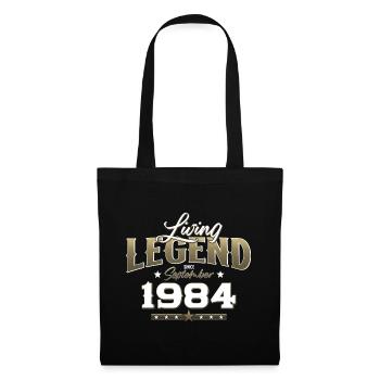 40th Birthday Legend September 1984 Volume 84 - Tote Bag - black - Front