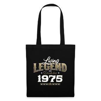 50th Birthday Original December 1975 Volume 75 - Tote Bag - black - Front
