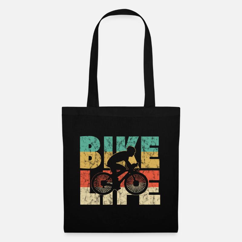 Bike Life - Stoffbeutel - Schwarz