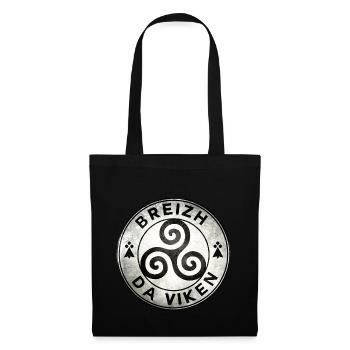 Breizh da viken 2 - Sac en tissu - noir - Devant