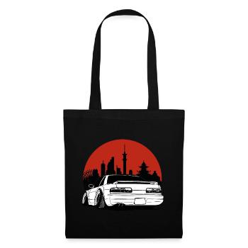 Silhouette City Sun Gift JDM Motorsport - Tote Bag - black - Front