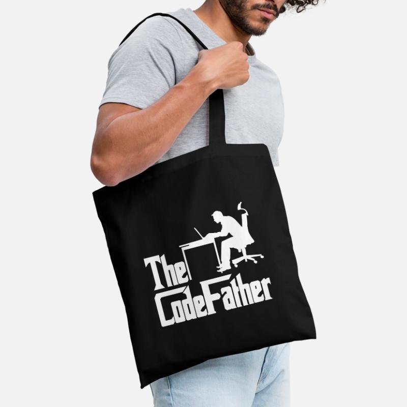 The Codefather Programmer Coder Developer Software Stoffbeutel