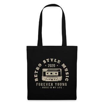 Rétro 2020 Cadeau D'anniversaire 2020 vintage 2020 - Sac en tissu - noir - Devant