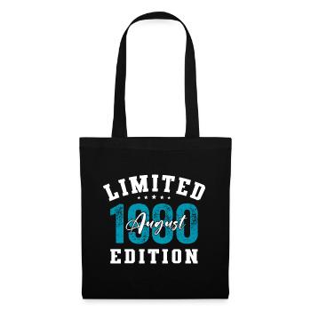 44th Birthday Original August 1980 Year 1980 - Tote Bag - black - Front