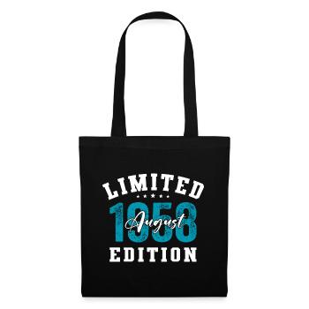 66th birthday Original August 1958 Year 1958 - Tote Bag - black - Front