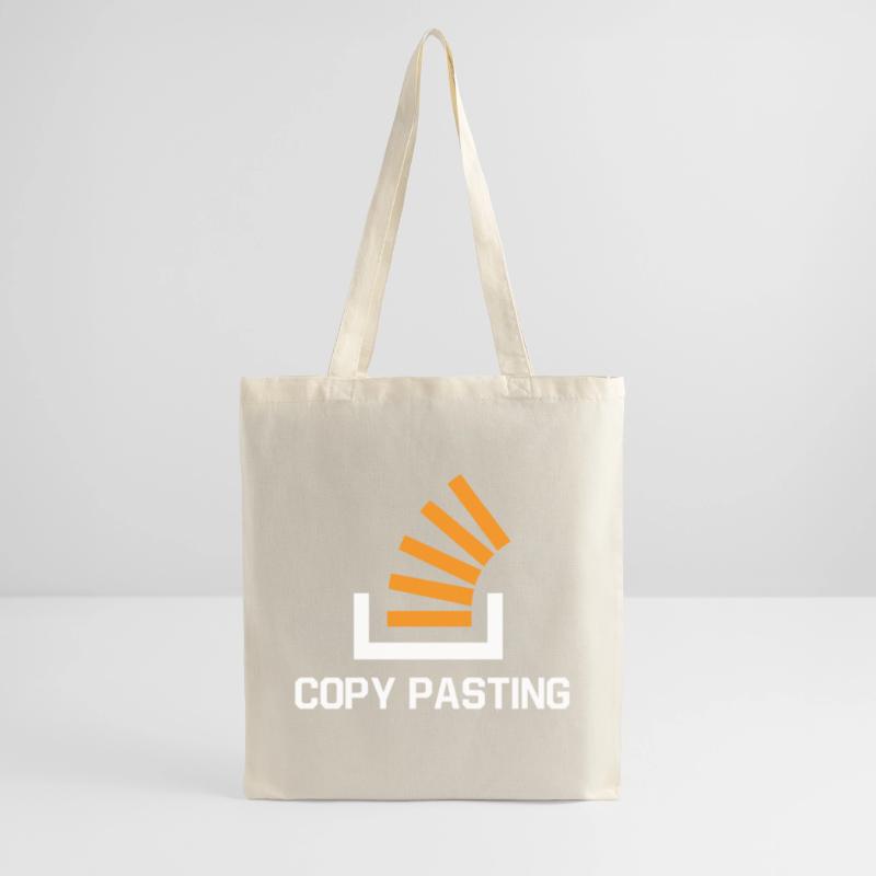 Copy Pasting Programming Coder Software Developer Stoffbeutel