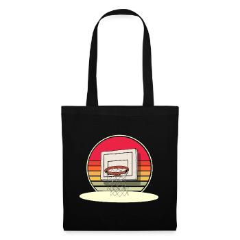 Basketball Basketballer - Stoffbeutel - Schwarz - Vorne