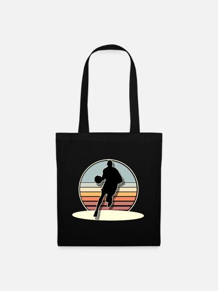 Basketball Basketballer - Stoffbeutel - Schwarz
