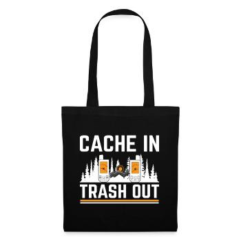 Geocaching Geocache Funny Geocacher Geocacher Sayi - Tote Bag - black - Front