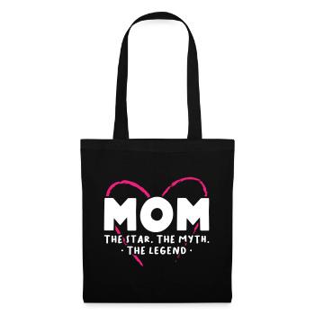 Mom the Star the Myth the Legend - Tote Bag - black - Front