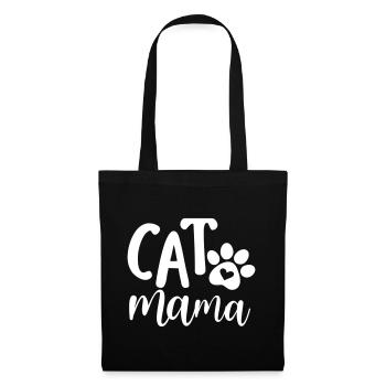 Cat mom - Tote Bag - black - Front
