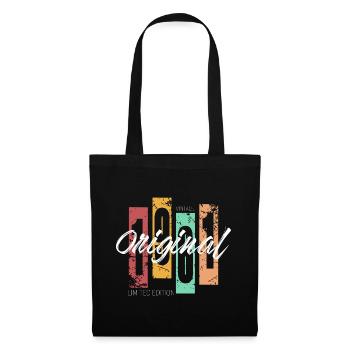 1961 Vintage Retro Anniversaire - Sac en tissu - noir - Devant