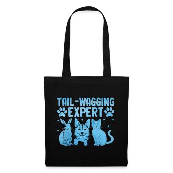 Tail Wagging Expert Verterinarian Animal Lover - Tote Bag - black - Front