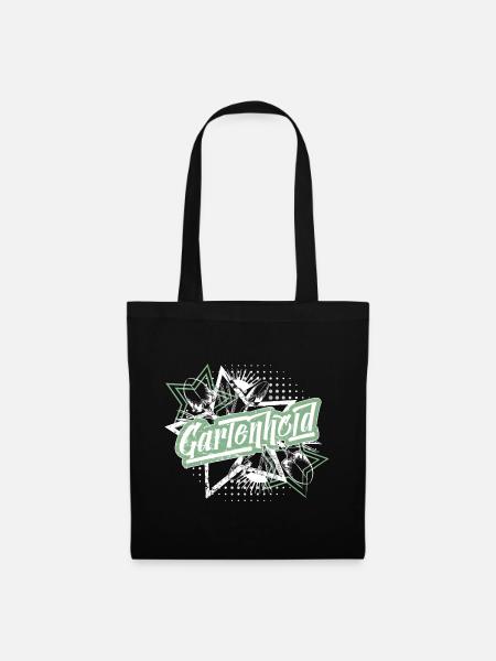 Gartenheld! Gärtnershirt - Stoffbeutel - Schwarz