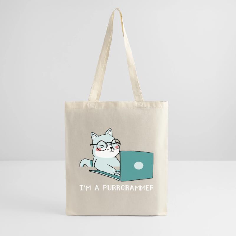 I'm A Purrgrammer Coder Software Developer Compute Stoffbeutel