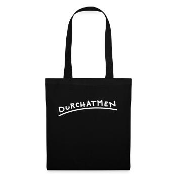 atmen - Stoffbeutel - Schwarz - Vorne