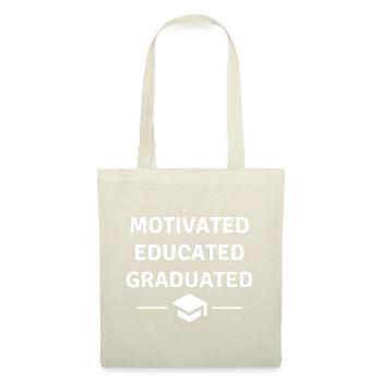 Diplôme Universitaire Motivation des étudiants - Sac en tissu - nature - Devant