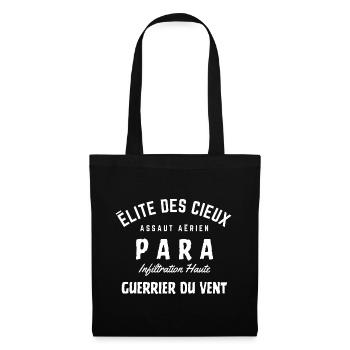 Tee-Shirt Sweat "PARA - Dominateur des Cieux" (B) - Sac en tissu - noir - Devant