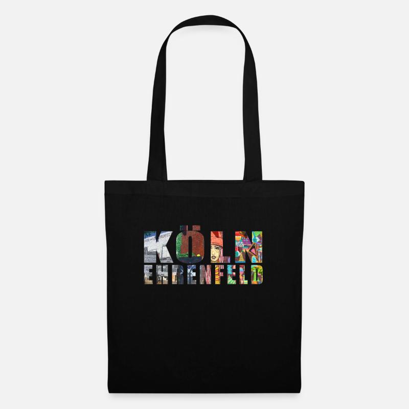 Köln Ehrenfeld Design Shirt - Stoffbeutel - Schwarz