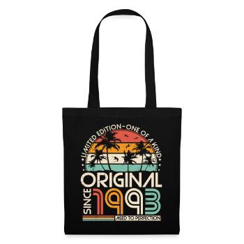 Original 1993 Vintage Anniversaire Rétro - Sac en tissu - noir - Devant