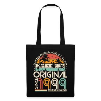 Original 1999 Vintage Anniversaire Rétro - Sac en tissu - noir - Devant