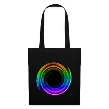 Schwarzes Loch, Weltraum, Physik, Universum, Gay - Stoffbeutel - Schwarz - Vorne