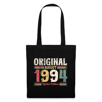 30th Birthday Original August 1994 Year 1994 - Tote Bag - black - Front