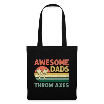 Awesome Dads Throw Axes Hache Throwing Hachette - Sac en tissu - noir - Devant