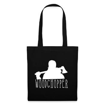 Lumberjack Woodchopper Design Tree Feller - Tote Bag - black - Front