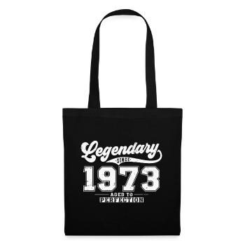 Legendary since 1973 Vintage Birthday Gift - Tote Bag - black - Front