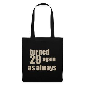 29 à nouveau anniversaire - Sac en tissu - noir - Devant