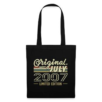 July 2007 Original Birthday Gift 2007 - Tote Bag - black - Front
