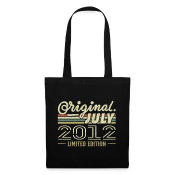 July 2012 Original Birthday Gift 2012 - Tote Bag - black - Front