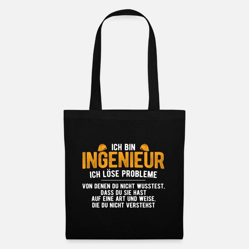 Ingenieur Student - Stoffbeutel - Schwarz