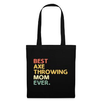 La meilleure maman lanceuse de hache jamais ciblée Mother Hatchet - Sac en tissu - noir - Devant
