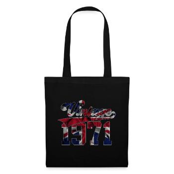 55E ANNIVERSAIRE DU VINTAGE AU ROYAUME-UNI EN 1971 - Sac en tissu - noir - Devant