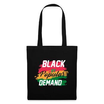 Black History Month Black History - Stoffbeutel - Schwarz - Vorne