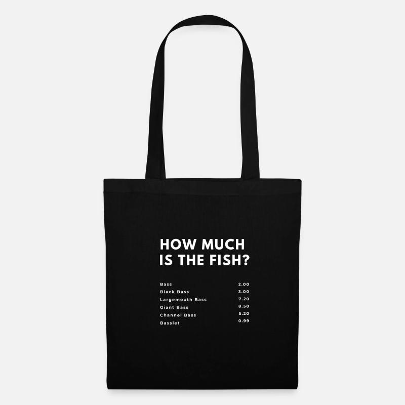 Comment est le poisson ? - Sac en tissu - noir