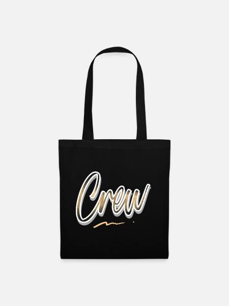 Crew - Stoffbeutel - Schwarz