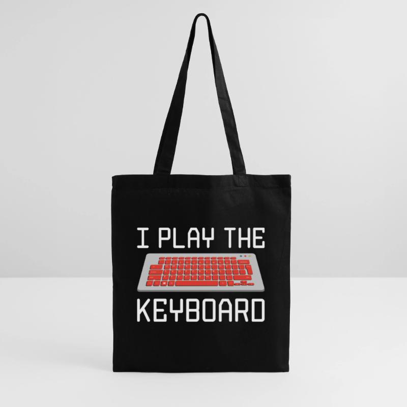 I Play The Keyboard Programmer Software Developer Stoffbeutel