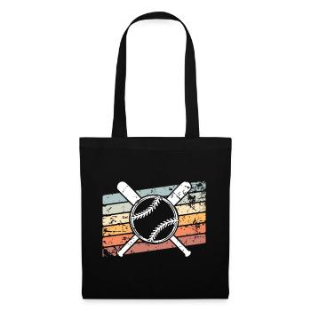 Baseball - Tote Bag - black - Front